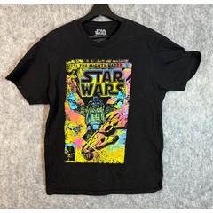Star Wars “The Mighty Vader” Comic Book Theme Splatter T-Shirt Adult Size Large