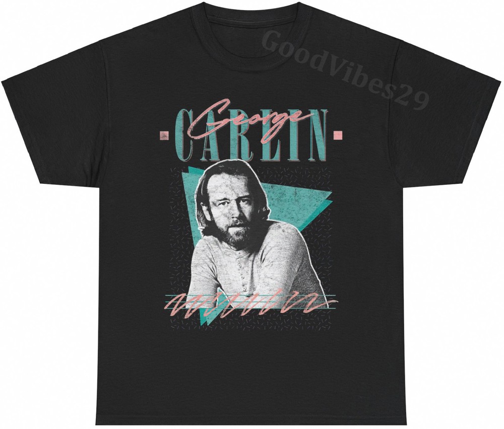 George Carlin Tribute USA Stand-Up Comedy Vintage T-Shirt S-5XL Men Women Unisex