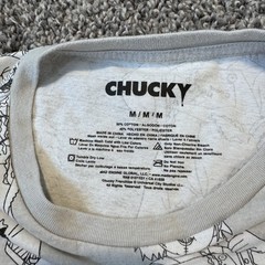 Men’s Chucky All-Over Print Graphic T-Shirt Size Medium Cotton Blend