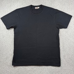 Non Stock T Shirt Mens XXL Black USA Cotton Heavyweight Crew Neck Short Sleeve