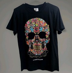 Day of the Dead Skull T-Shirt Small Karani-Art San Miguel Mexico Halloween Dia