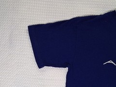 Africa Embroidered Souvenir Blue T-shirt Size L Airborne Kenya