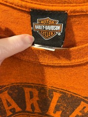 Harley Davidson T-Shirt Chesapeake Burnt Orange 2XL Free shipping