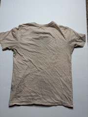 Jordan Beige Jumpman Logo Cotton Knit Crew Neck Short Sleeve Men S T-Shirt