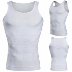 Men’s Shaper Cooling T-Shirt Compression Tummy Vest Underwear Slimming Tank Tops