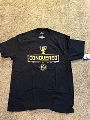 Fanatics Atlanta United FC 2018 MLS Cup Champions Conquered Tee Men’s L Black