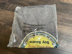 Official KIKKOMAN SOY SAUCE T-Shirt Grey Men’s XL Soft T-Shirt, X-Large, NEW!