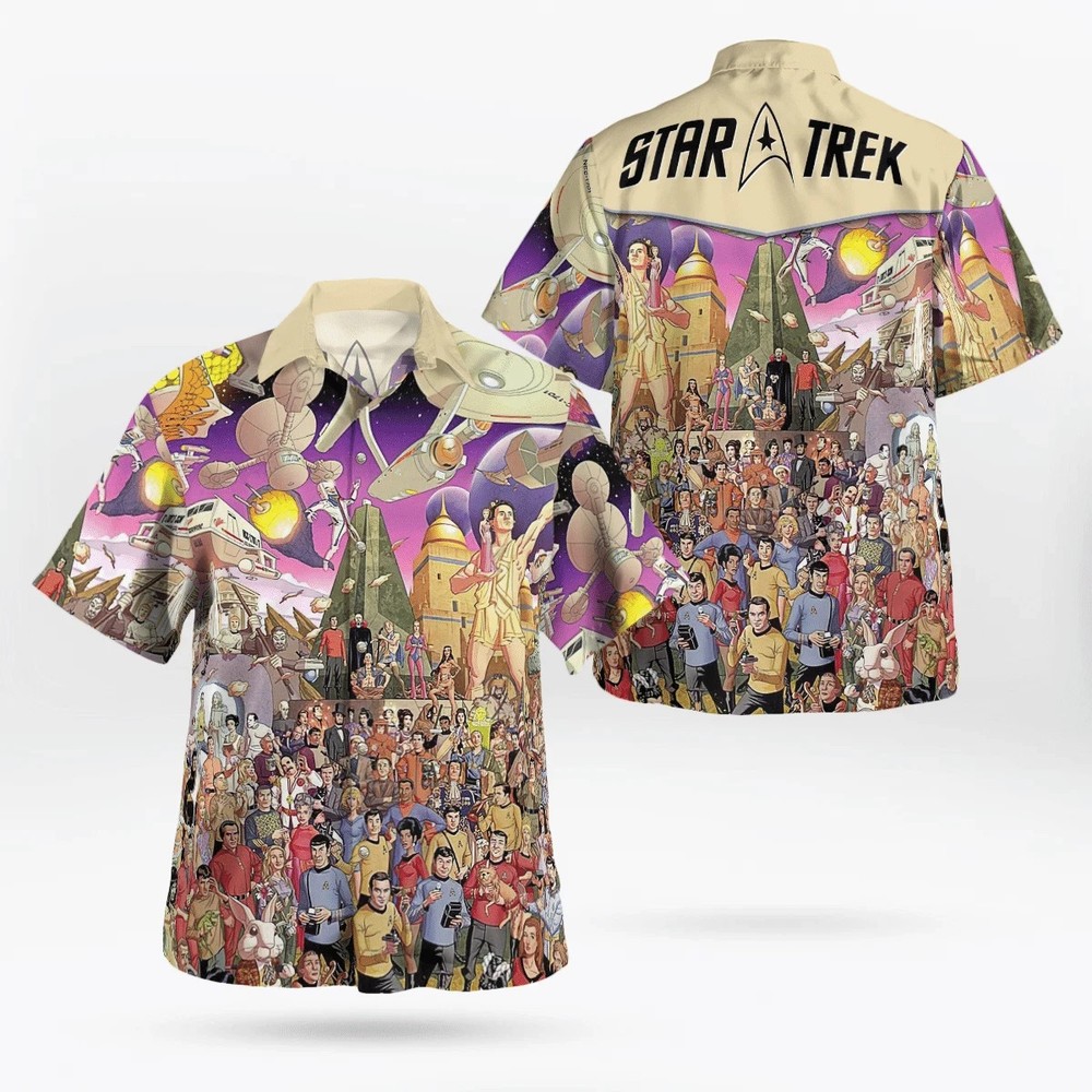Star Trek The Original Series 50th Anniversary Comics Hawaiian Shirt