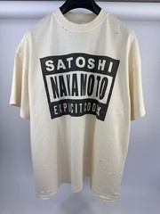 Satoshi Nakamoto – Explicit Codex Oversized Cream T-Shirt Size: S