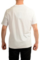 Versace Men’s Logo Print White Crewneck Short Sleeve T-Shirt US XL IT 54