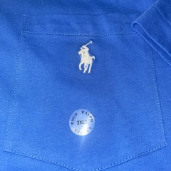 3XLT NWT Polo Ralph Lauren Men’s Blue Pocket Cotton Short Sleeve T-Shirt $60