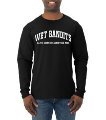 Vintage Home Classic Holiday Movie Quotes Mark Men Long Sleeve Shirt Black
