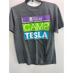National MagLab Camp Tesla T-Shirt Gray FAMU-FSU College of Engineering STEM L