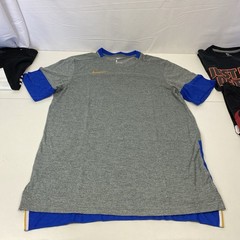 Lot Of 12 Nike Adidas Under Armour Men’s L Large Graphic Crew Neck T Shirts