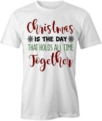 CHRISTMAS TShirt Tee Short-Sleeved Cotton CLOTHING HOLIDAYS S1WCA187