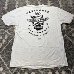 Fasthouse Motocross Shirt Central Coast XXL White Mens