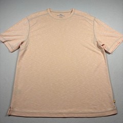 Tommy Bahama Mens XL Bali Skyline T-Shirt Peach Heather Short Sleeve Crewneck