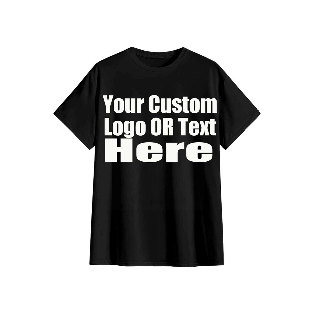 Men’s Personalized Custom T-Shirt Print Your Logo Photo Custom Made Shirt Women√