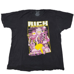 Rick and Morty Ripple Junction Adult Swim Mens XL Black T Shirt 2017 Adult Swim