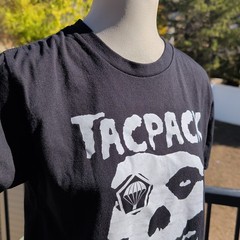 Men’s Medium Tacpack T-Shirt Black Short Sleeve Tactical Gear