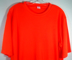 Sport-Tek TST350 Mens Short Sleeve Dri-Fit Large Tall Peformance Orange T-Shirt