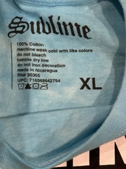 Sublime 40oz. To Freedom Long Beach Sun Face Blue Tie Dye T-Shirt Various Sizes