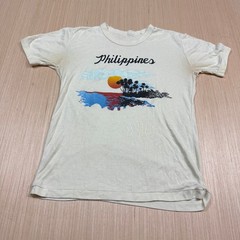 70s Vintage Philipines Sunset Souvenir T Shirt XS tourist 80s beach surf