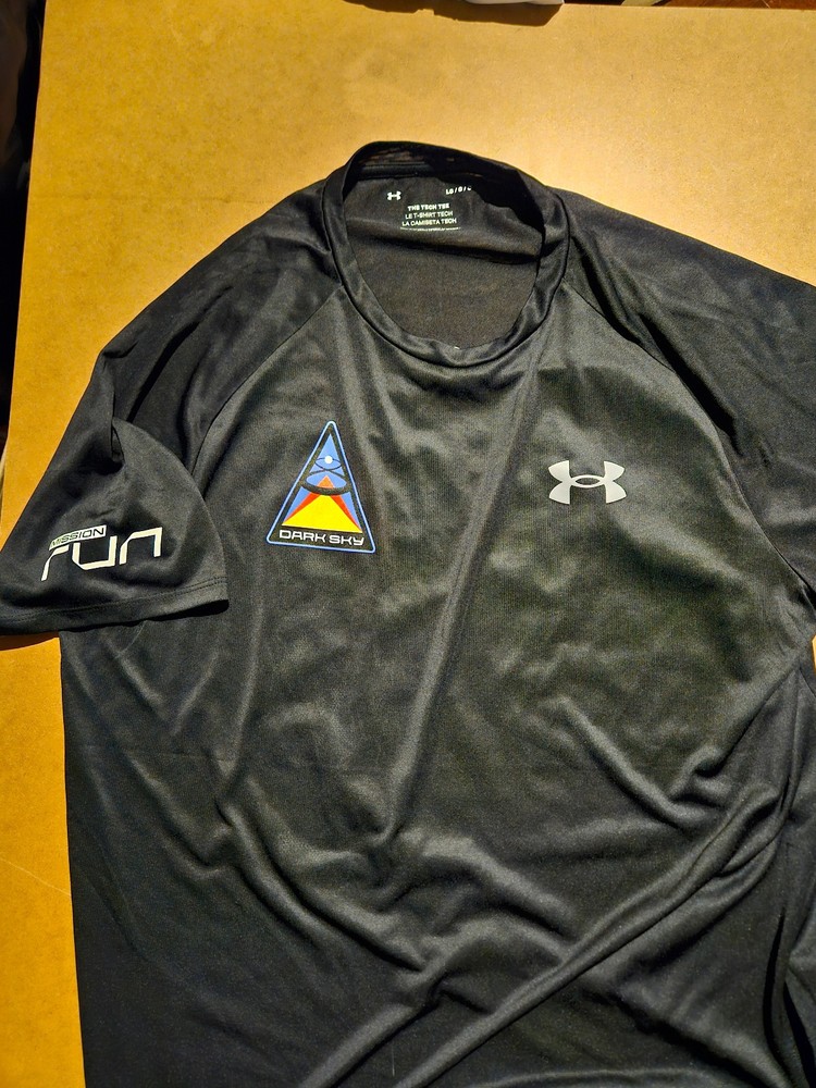 Under Armour x Dark Sky Tech T-Shirt Mission Accomplished Large