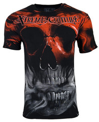 Xtreme Couture by Affliction Men’s T-Shirt T-Shirt BLACK LAGOON Biker MMA