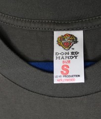 Vtg Ed Hardy T Shirt Small Skull Hearts Love Kills Slowly Christian Audiguer Y2K