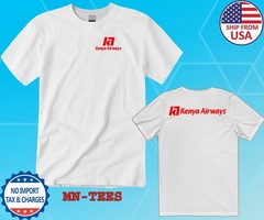 Kenya Airways Retro White Size S-5XL