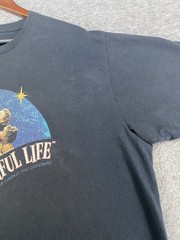 It’s A Wonderful Life Graphic Short Sleeve Black T-Shirt Men’s Size 3XL See Pics