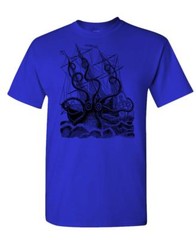 SEA MONSTER KRAKEN – Unisex Cotton T-Shirt Tee Shirt