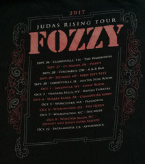 Fozzy Judas Rising Tour 2017 Gildan Softstyle Men’s Graphic T-Shirt XXL