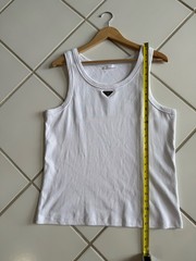 🔥Prada Cotton Logo Summer Tank Top For Men Size L See Pics For Measurements 👀