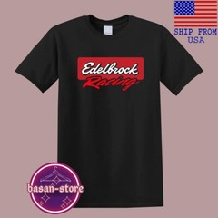 Edelbrock Racing Men’s Black Navy Blue White Size S-5XL