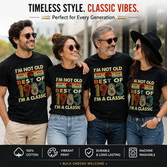 1983 Classic Vintage Retro Tape Graphic T-Shirt Funny Birthday Gift Unisex Tee