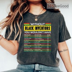 Without Black Inventors T-Shirt Black History Month African American Shirt