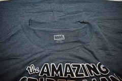 Marvel Mens Big & Tall The Amazing Spider-Man Navy Heather Shirt New 1XLT-5XLT