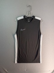 Nike Dri-FIT Academy Sleeveless Soccer Training Jersey Shirt Black Mens Small S