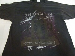 The Mission UK Concert Band Tour T-Shirt Gods Own Medicine 1987 Original Vintage