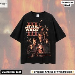 Oversized Revenge of the Sith Shirt, Retro Star Wars Anakin Skywalker Tee