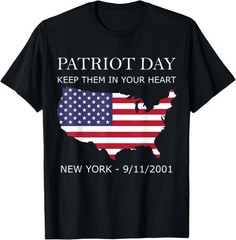 9-11 Memorial Quote USA Flag Patriots Day Tribute Unisex T-Shirt
