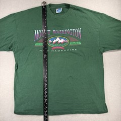 Vintage Mount Washington Graphic T-Shirt Forest Green Hanes Beefy-T Men’s 2XL