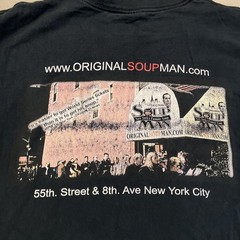 RARE – Vintage – Original Soup Man – Double Sided T Shirt – Seinfeld – Men’s XL